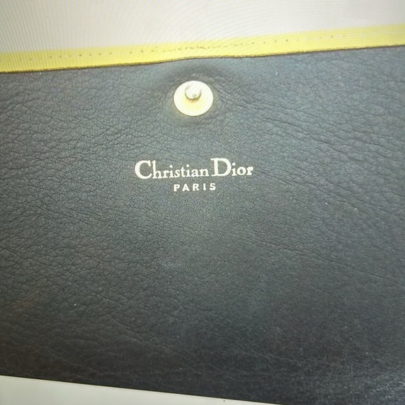 💝 Auth Christian Dior Wallet Yellow Leather 💝 - Picture 8 of 8